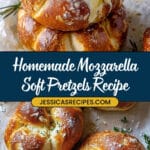 Mozzarella-Stuffed Soft Pretzels Recipe