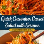 Cucumber Carrot Salad Recipe
