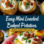 Mini Loaded Baked Potatoes Recipe
