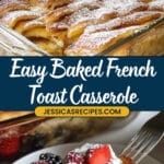 Easy Baked French Toast Casserole Recipe