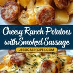 Cheesy Ranch Potatoes and Smoked Sausage Recipe