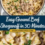 30-Minute Ground Beef Stroganoff Recipe