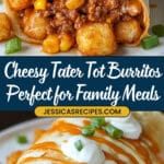 Cheesy Potato Burritos Recipe