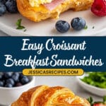 Croissant Breakfast Sandwiches Recipe