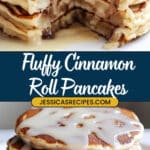 Cinnamon Roll Pancakes Recipe