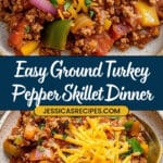 Simple Ground Turkey Pepper Skillet Recipe