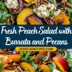 Summer Peach Salad with Burrata Recipe