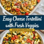 Cheese Tortellini with Summer Veggies Recipe
