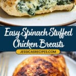 Spinach Stuffed Chicken Breasts Recipe