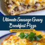 Sausage Gravy Breakfast Pizza Recipe