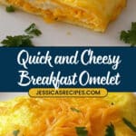 Cheesy Cheddar Omelet Recipe