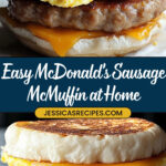 Copycat McDonald's Sausage, Egg, & Cheese McMuffin Recipe