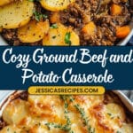Hobo Casserole Rustic Ground Beef and Potato Bake Recipe