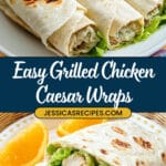 Grilled Chicken Caesar Salad Wraps Recipe
