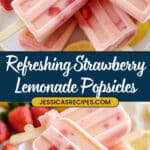 Strawberry Lemonade Popsicles Recipe