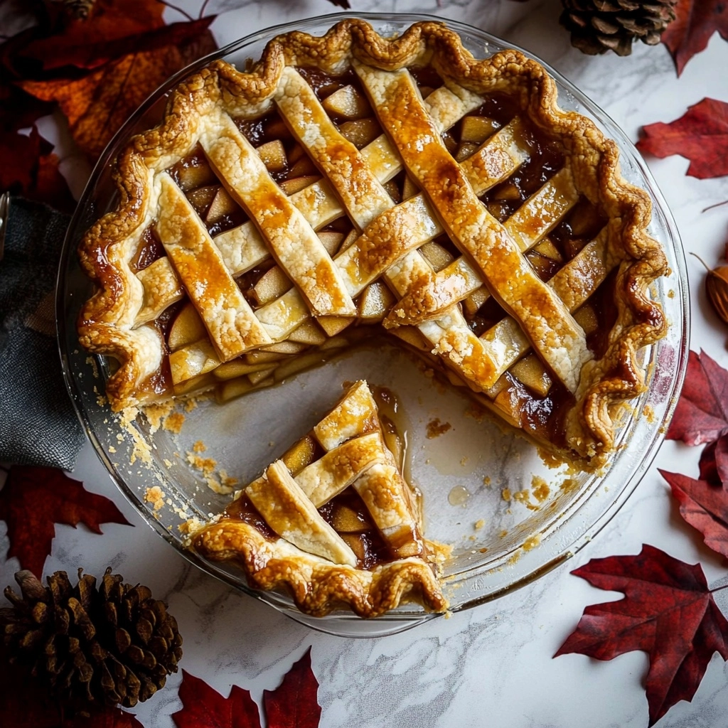 Toffee Apple Pie Recipe - Recipe Image