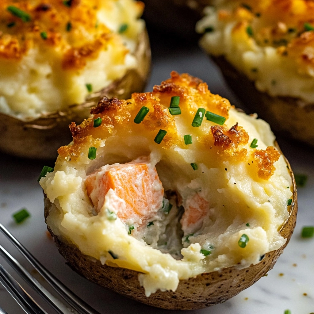 Fish Pie Baked Potatoes Recipe - Recipe Image