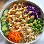 Crispy Rice Salad with Peanut Lime Dressing Recipe