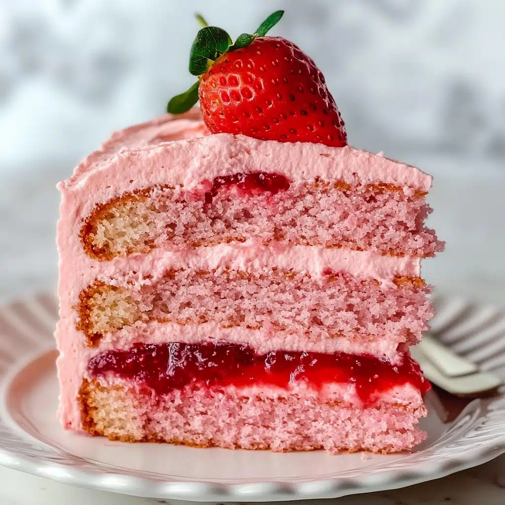 Strawberry Cake Recipe - Recipe Image