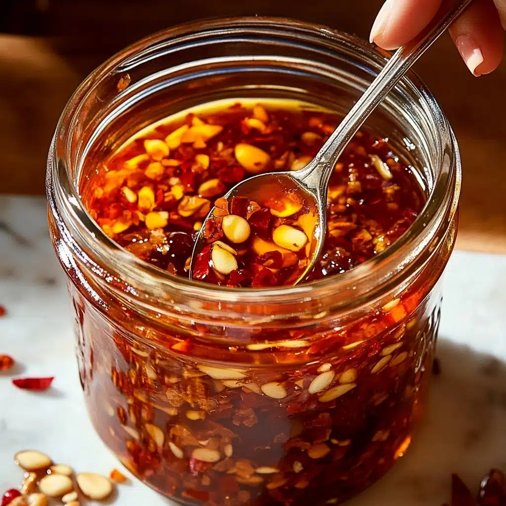 Best Homemade Crispy Chili Garlic Oil Recipe - Recipe Image