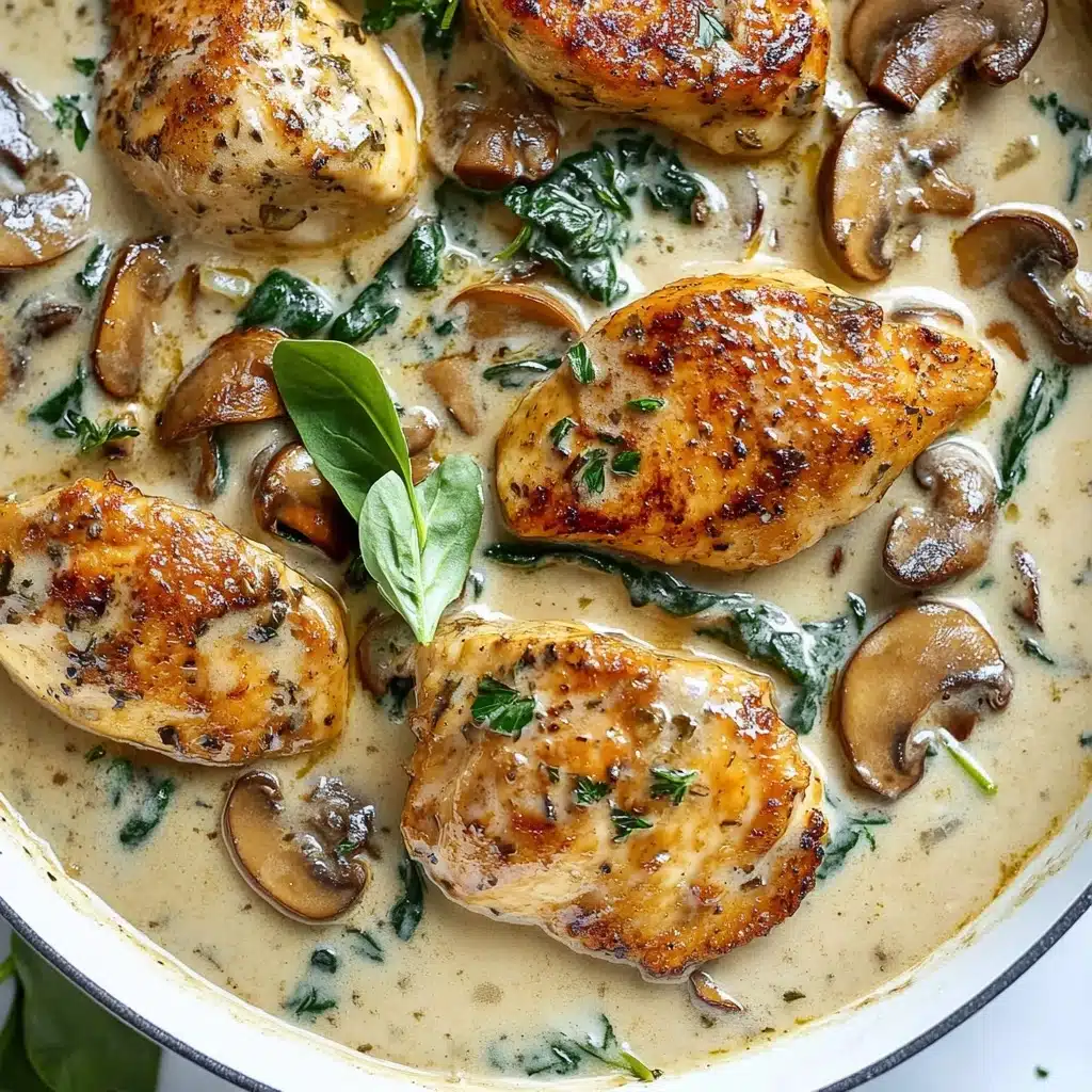 Creamy Mushroom Chicken Recipe - Recipe Image