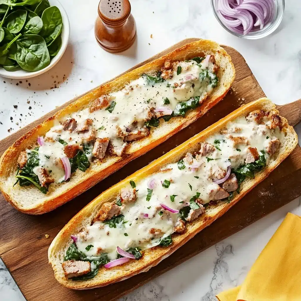 Chicken Alfredo Garlic Bread Pizza Recipe - Recipe Image