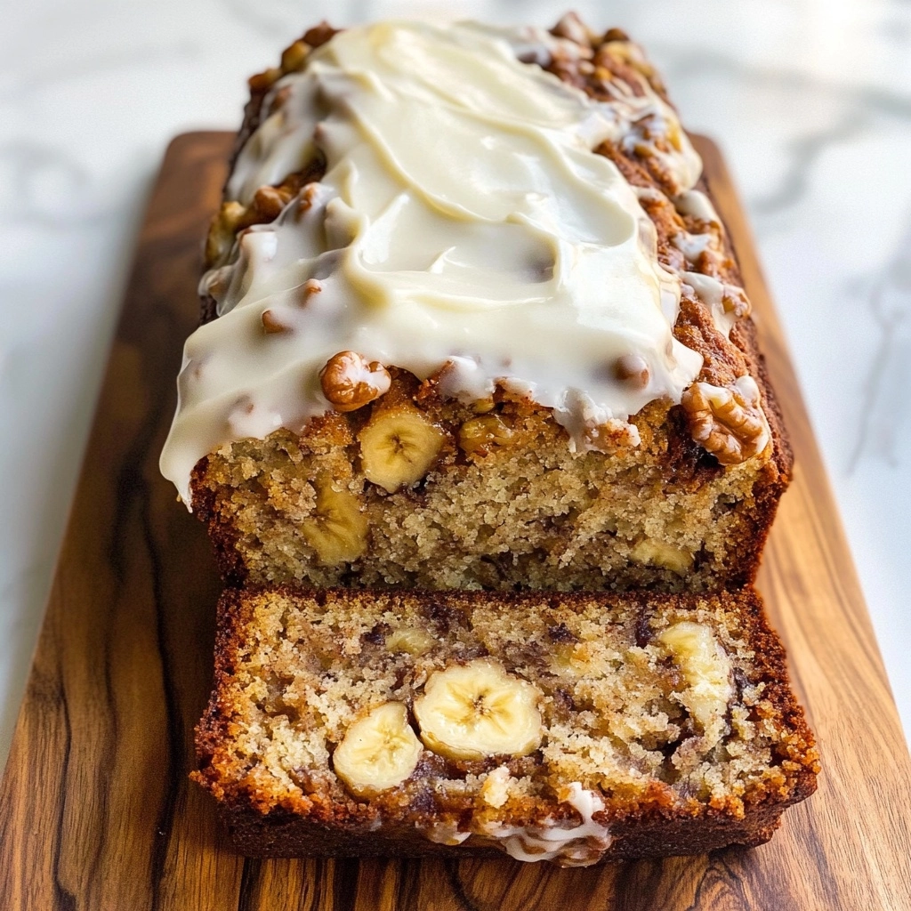 Cinnamon Roll Banana Bread Recipe - Recipe Image
