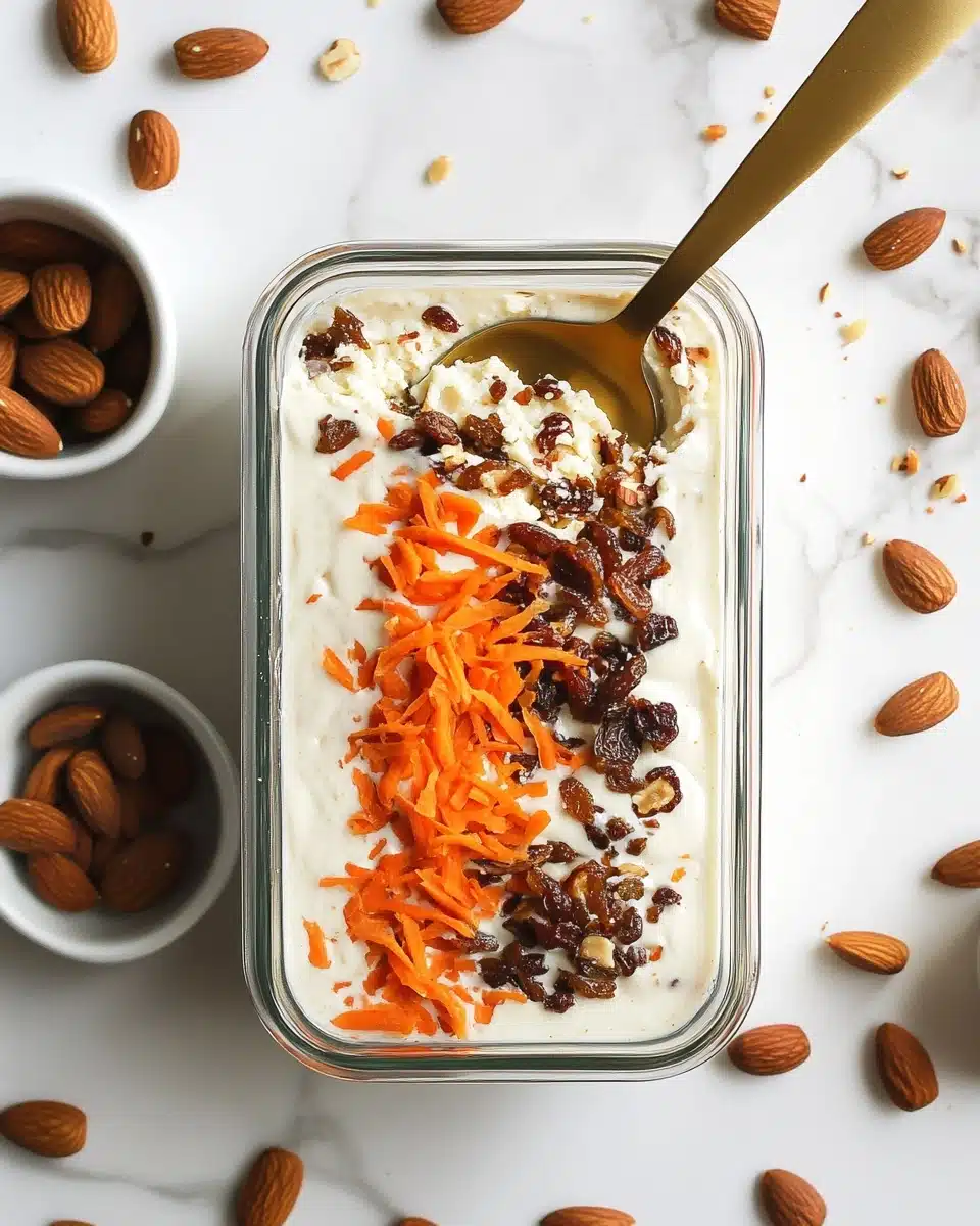 Carrot Cake Overnight Oats Recipe