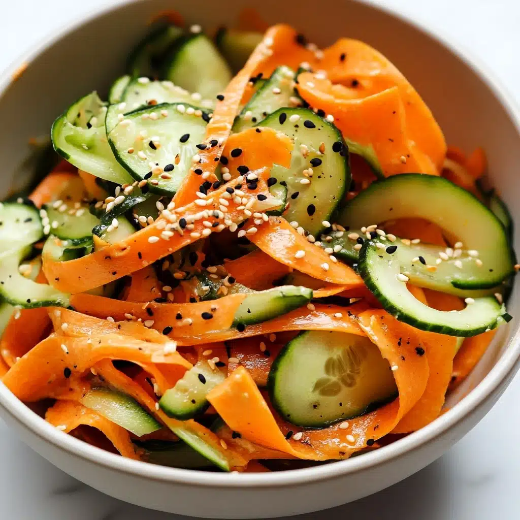 Cucumber and Carrot Salad (Asian inspired) Recipe - Recipe Image