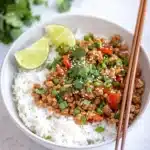 Asian Ground Turkey Rice Bowls Recipe
