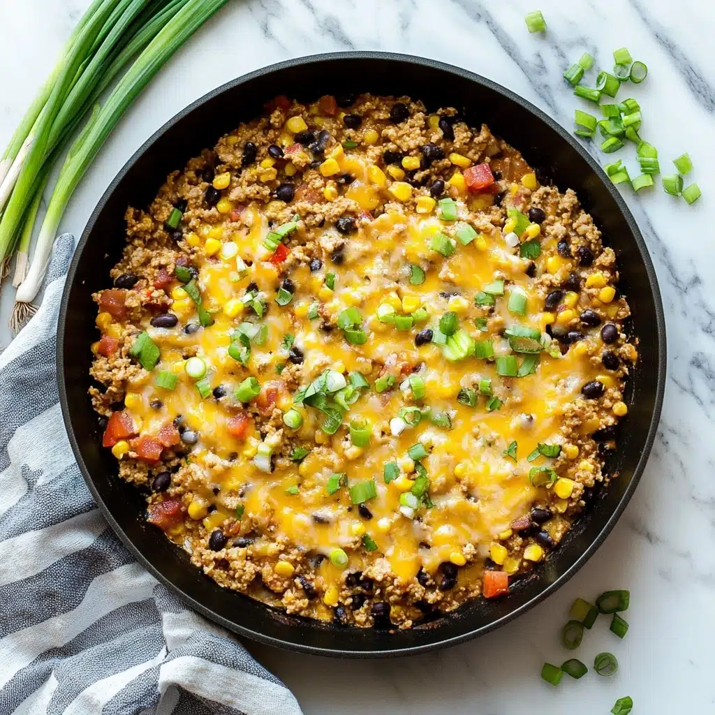Southwest Rice and Ground Turkey Skillet Recipe - Recipe Image