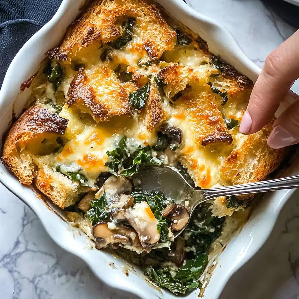 Kale, Mushroom, and Cheddar Bake Recipe - Recipe Image