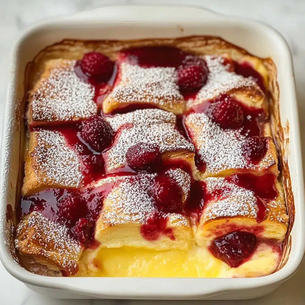 Monte Cristo Croissant Casserole Recipe - Recipe Image