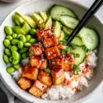 Honey Sriracha Salmon Bowls Recipe