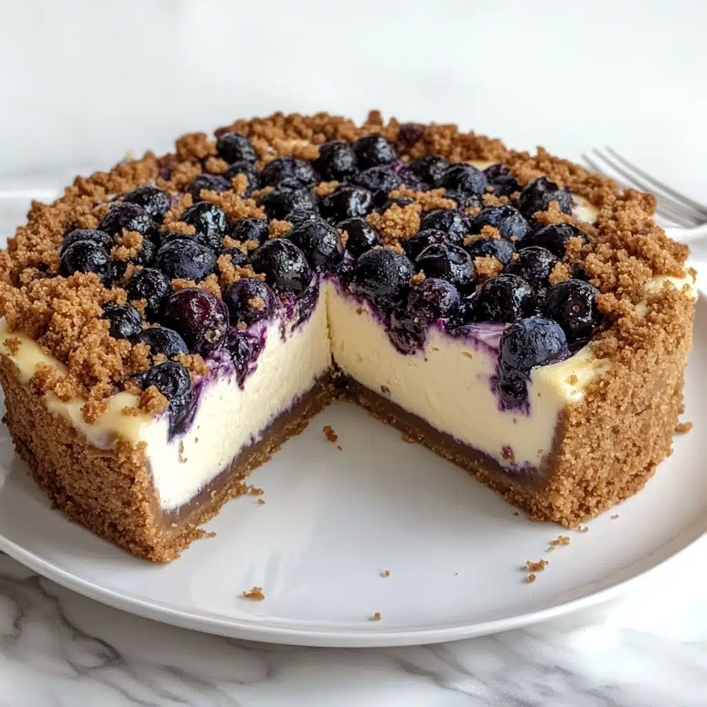 Blueberry Crumble Cheesecake Recipe - Recipe Image