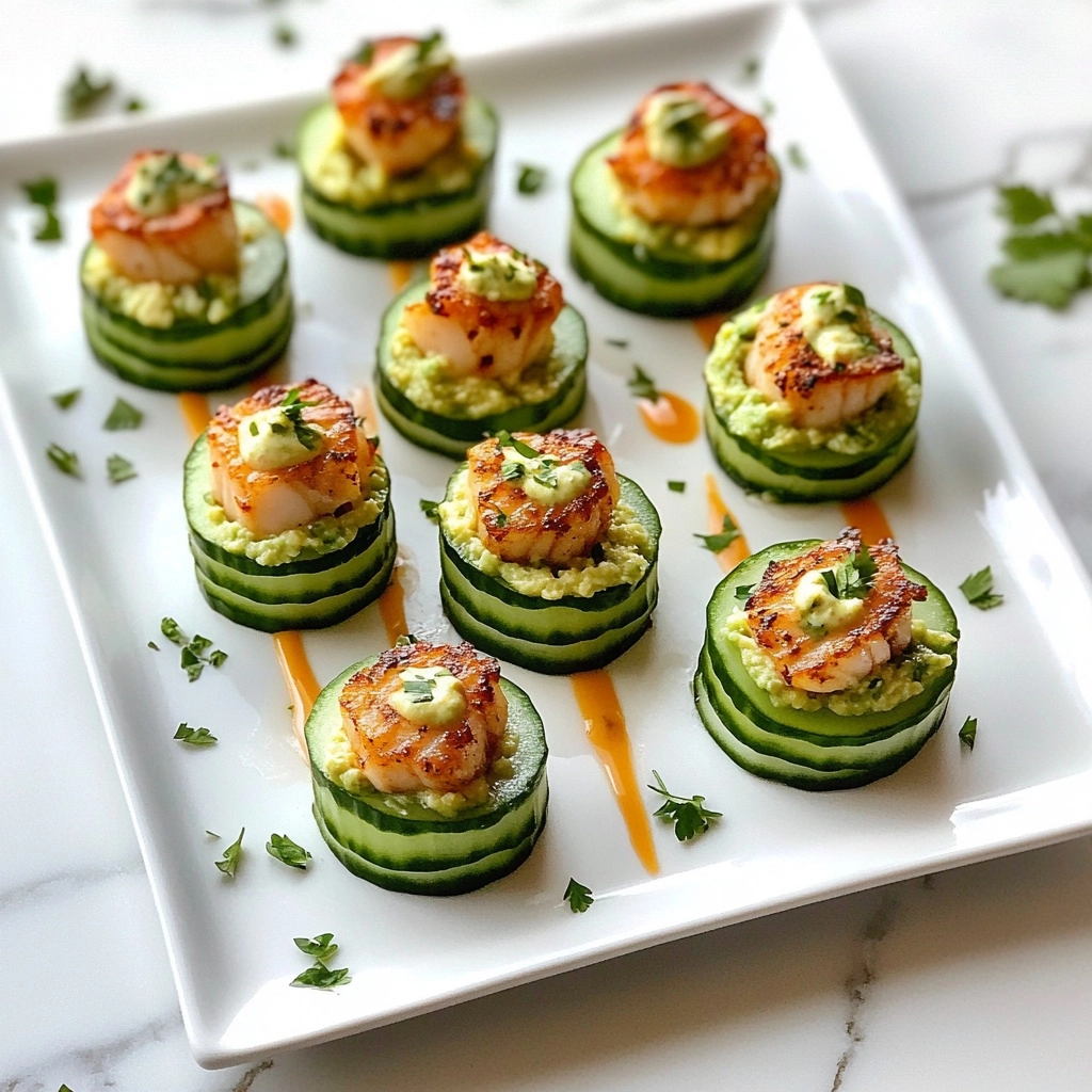 Blackened Shrimp Cucumber Bites Recipe - Recipe Image