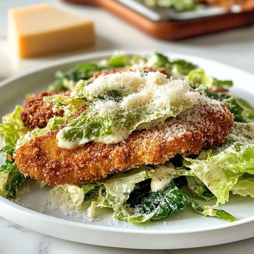 Crispy Chicken Caesar Salad Recipe - Recipe Image