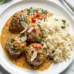 Creamy Spinach Turkey Meatballs Recipe