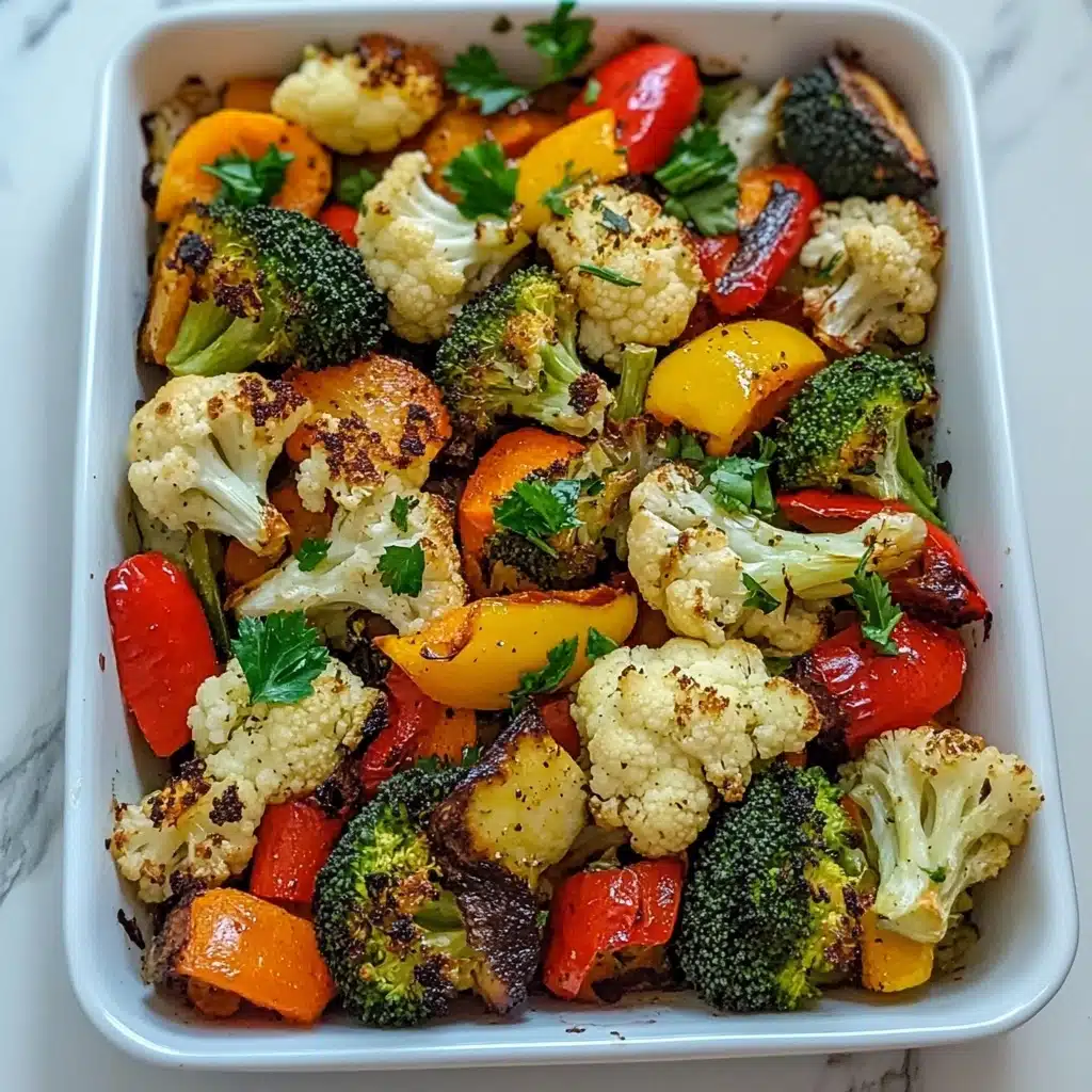Garlic Roasted Vegetables Recipe - Recipe Image