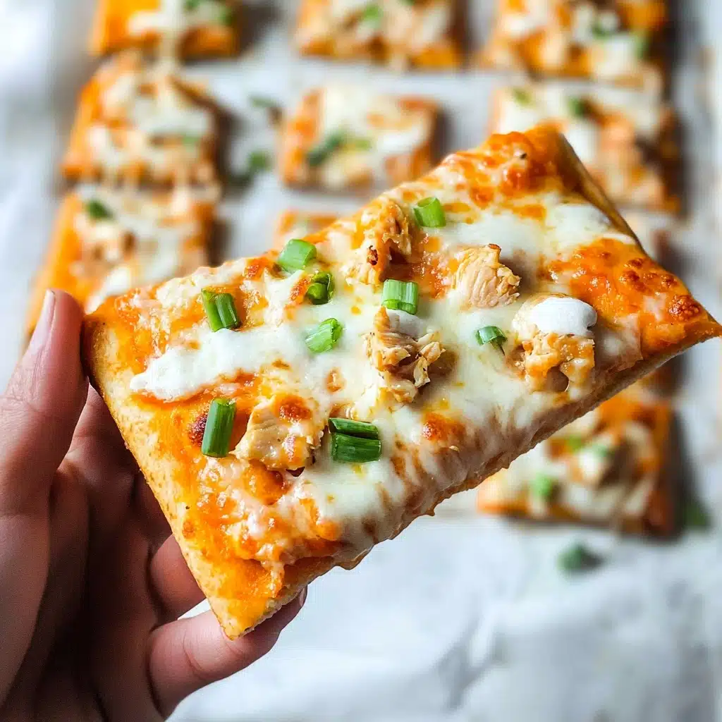 Buffalo Chicken Flatbread Recipe - Recipe Image