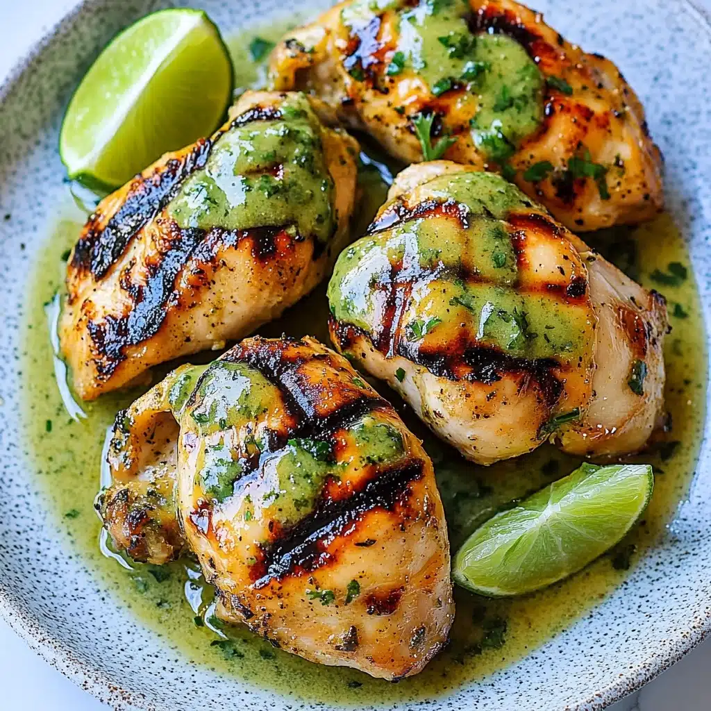 Grilled Salsa Verde Pepper Jack Chicken Recipe - Recipe Image