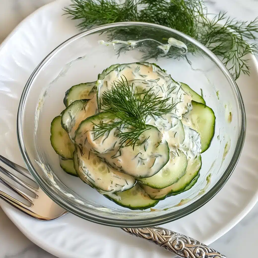 Mizeria (Polish Cucumber Salad) Recipe - Recipe Image