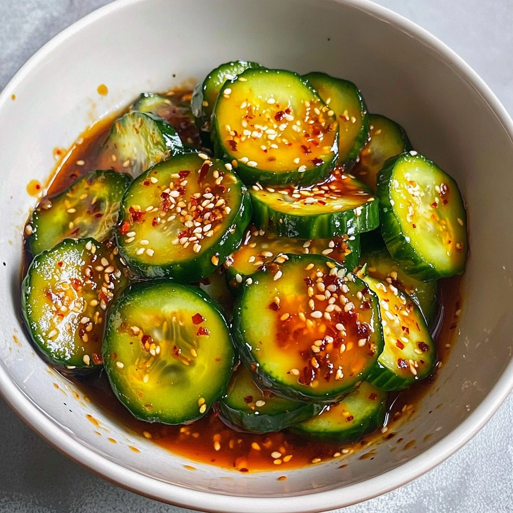 Easy Asian Cucumber Salad Recipe - Recipe Image