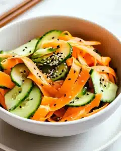 Cucumber and Carrot Salad (Asian inspired) Recipe