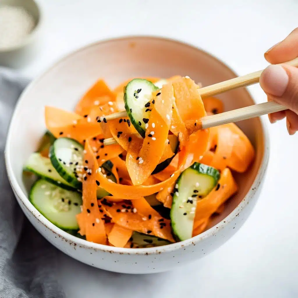 Cucumber and Carrot Salad (Asian inspired) Recipe - Recipe Image