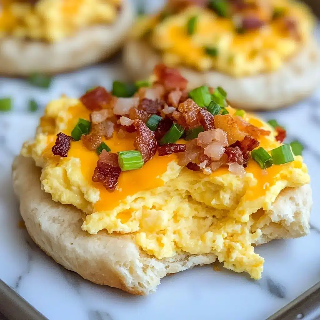 English Muffin Breakfast Pizza Recipe - Recipe Image