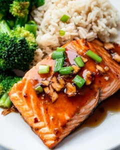 Honey Garlic Soy Glazed Salmon Recipe