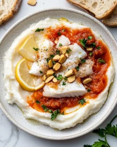 Easy Pan Seared Cod with Romesco Sauce Recipe