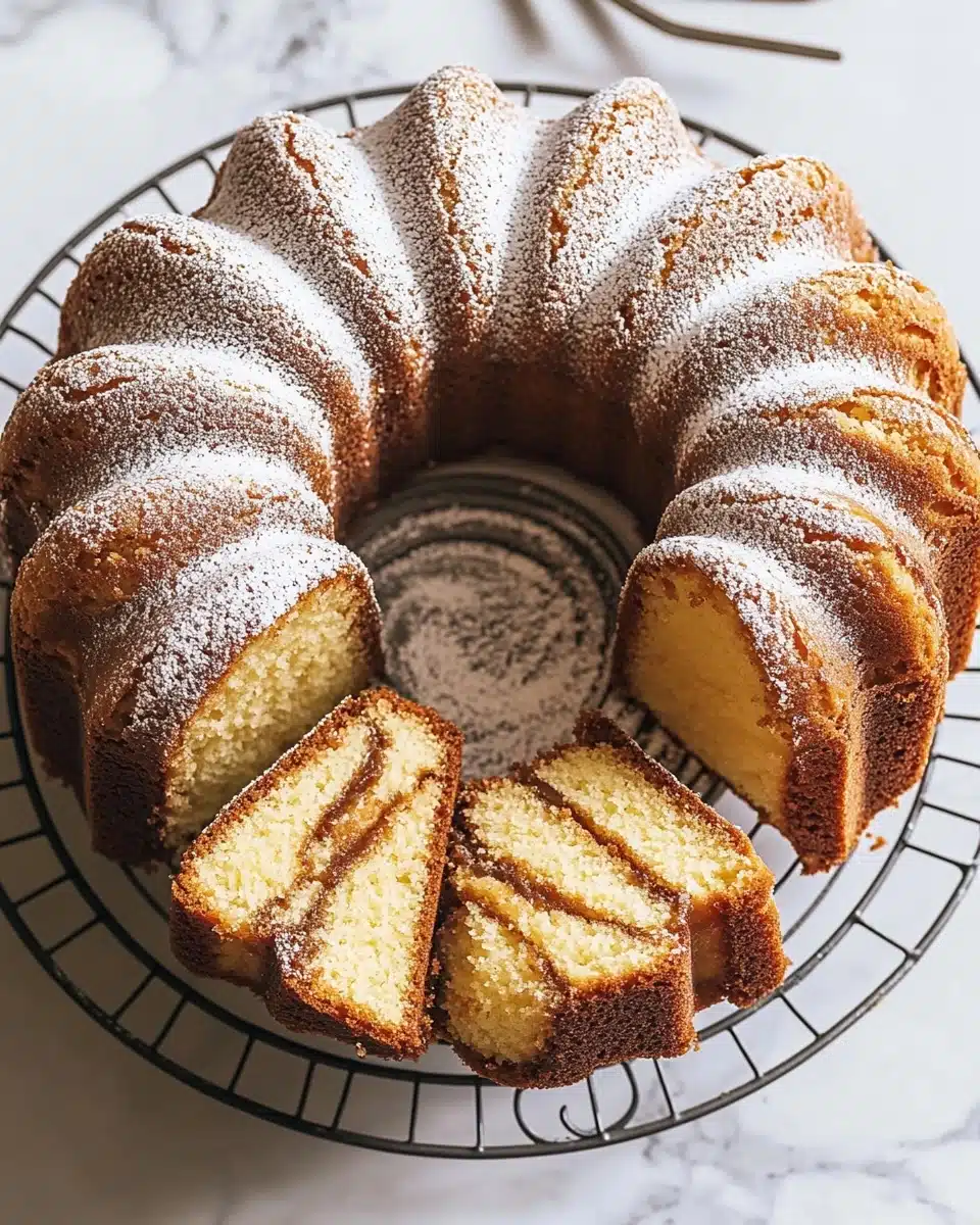 Cinnamon Swirl Bundt Cake. Recipe