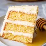 Cornbread Cake with Whipped Honey Buttercream Frosting Recipe